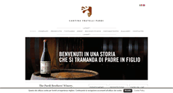Desktop Screenshot of cantinapardi.it