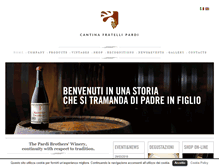 Tablet Screenshot of cantinapardi.it